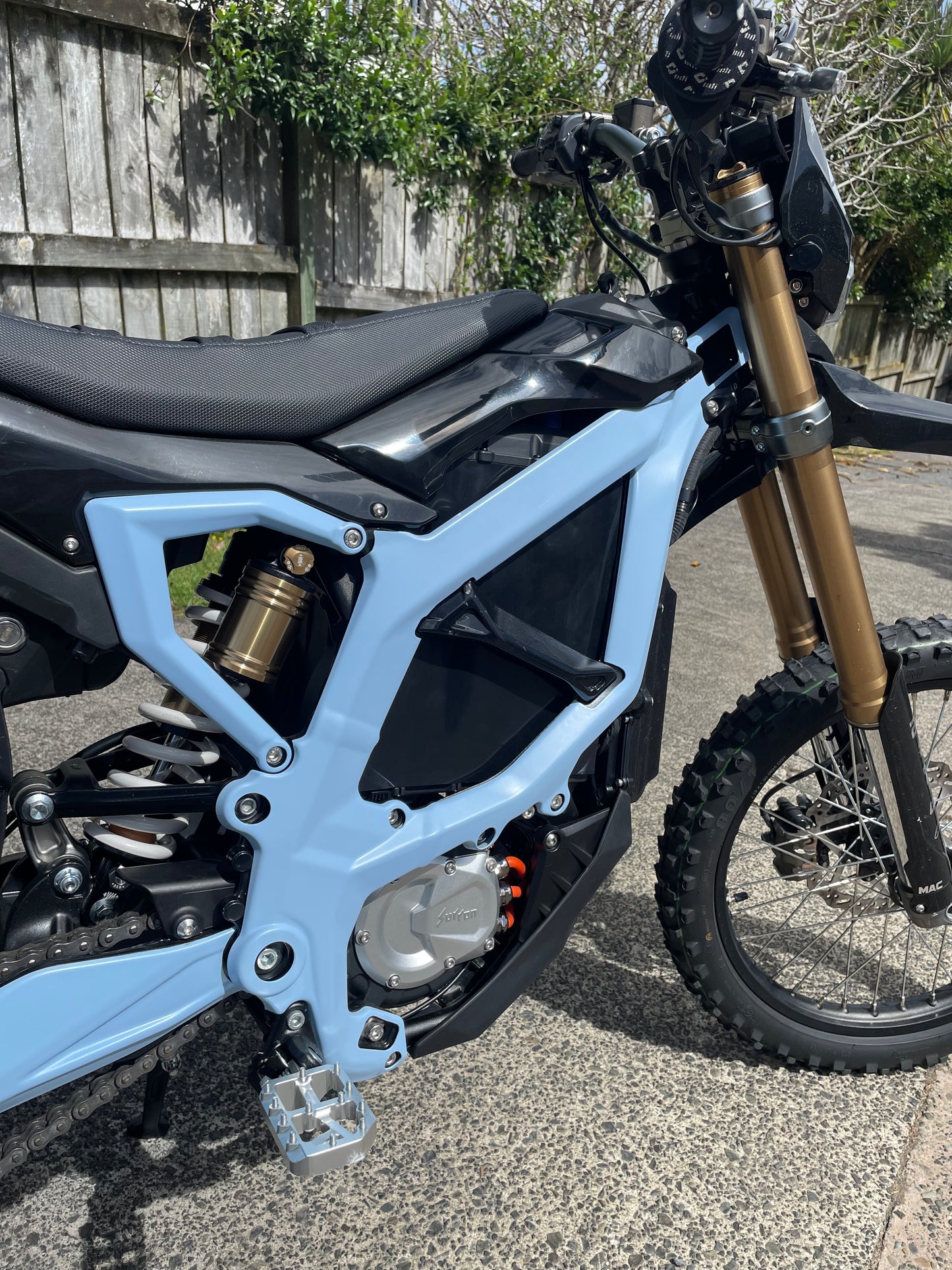 Surron Ultra Bee Custom Coated Frame Guards