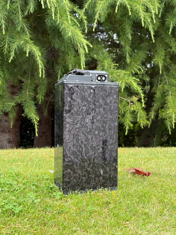 Forged Carbon Battery Wrap